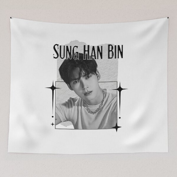 Item preview, Zerobaseone Sung Han Bin Kpop Boy Group Scrapbook Collage Cozy Y2K Vintage Design designed and sold by HELL0WBELLO.