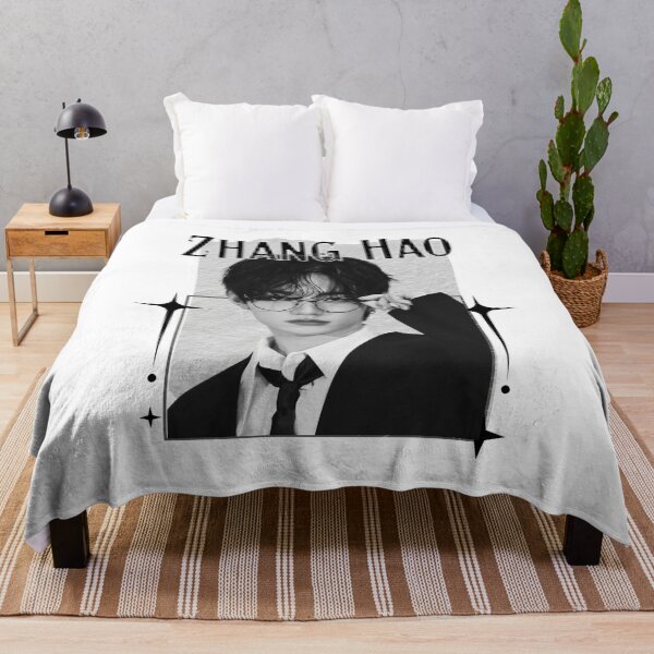 Item preview, Zerobaseone Zhang Hao Kpop Boy Group Scrapbook Collage Cozy Y2K Vintage Design designed and sold by HELL0WBELLO.