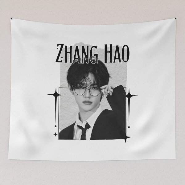 Item preview, Zerobaseone Zhang Hao Kpop Boy Group Scrapbook Collage Cozy Y2K Vintage Design designed and sold by HELL0WBELLO.