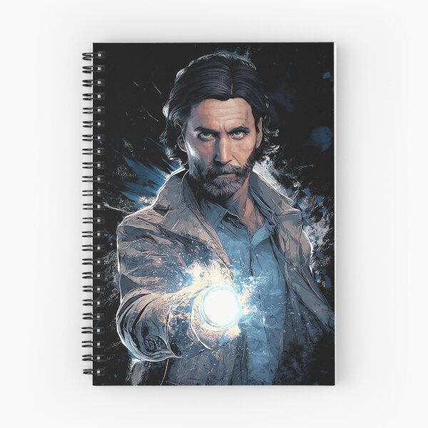 Item preview, Alan Wake 2 - Shadowed Storyteller Graphic Tee Design designed and sold by Senpaiwaves.