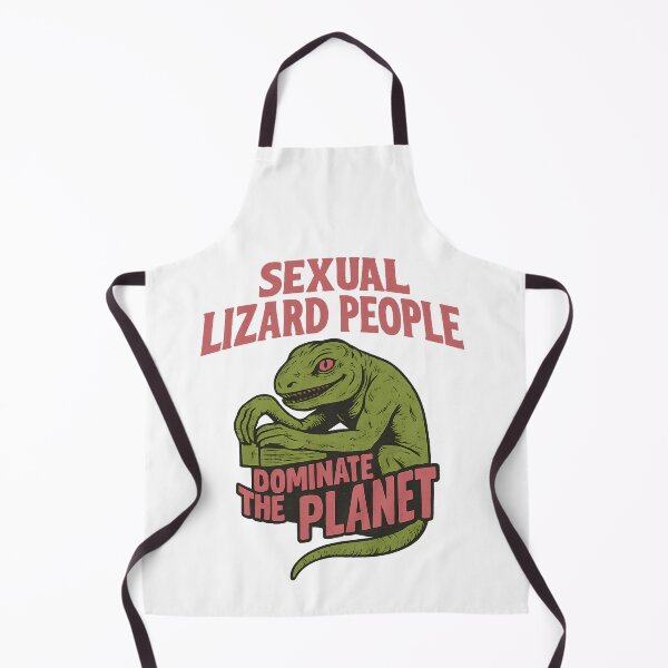 Item preview, Sexy Lizard People Dominate the Planet – Funny Reptilian Meme Design designed and sold by TypoVibeStudio.