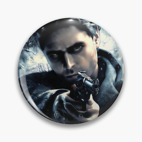 Item preview, Alan Wake - Shadowed Storyteller Graphic Tee Design designed and sold by Senpaiwaves.