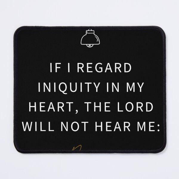 Item preview, Psalm 66:18 designed and sold by Undonemadenew.