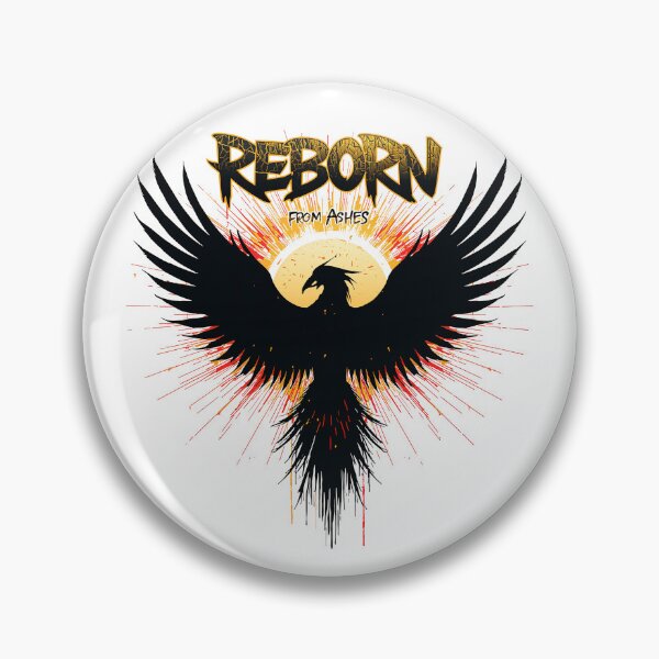 Item preview, Phoenix Rising From Ashes - Mythical Bird Rebirth Fantasy Art - Reborn Fire Wings designed and sold by CreativeVisionsHub.