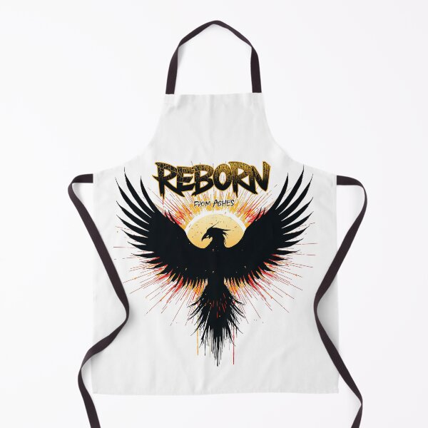 Item preview, Phoenix Rising From Ashes - Mythical Bird Rebirth Fantasy Art - Reborn Fire Wings designed and sold by CreativeVisionsHub.