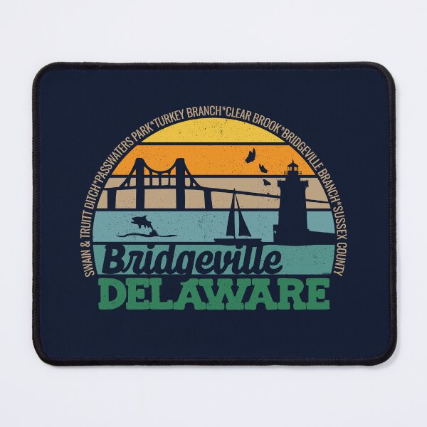 Item preview, Bridgeville Delaware Retro Sunset Local Pride Logo  designed and sold by CRHPOD20.