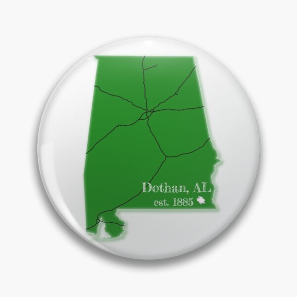 Item preview, Dothan, AL [Green] designed and sold by PhilbonianDezin.
