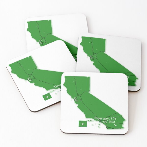 Item preview, Downey, CA [Green] designed and sold by PhilbonianDezin.