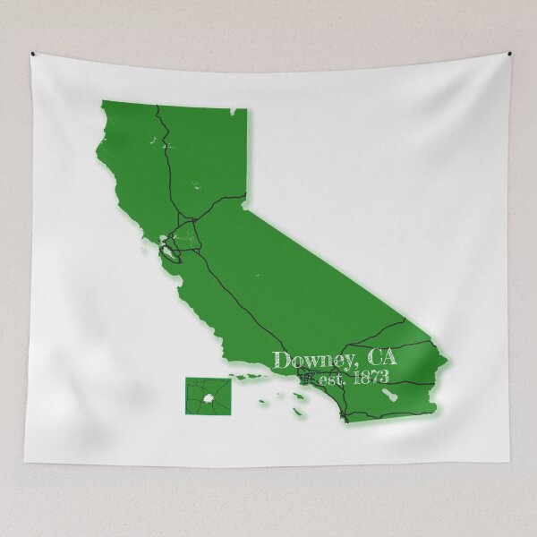 Item preview, Downey, CA [Green] designed and sold by PhilbonianDezin.