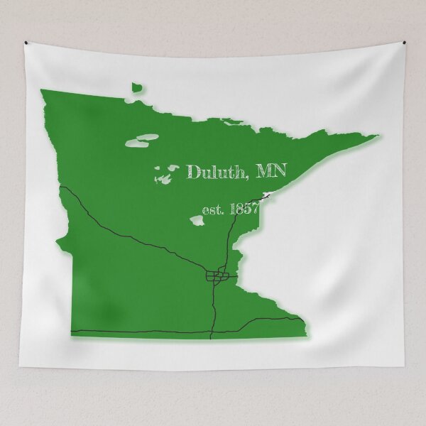 Item preview, Duluth, MN [Green] designed and sold by PhilbonianDezin.