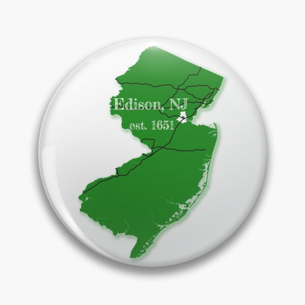 Item preview, Edison, NJ [Green] designed and sold by PhilbonianDezin.