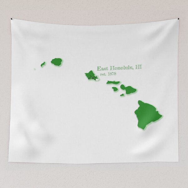 Item preview, East Honolulu, HI [Green] designed and sold by PhilbonianDezin.