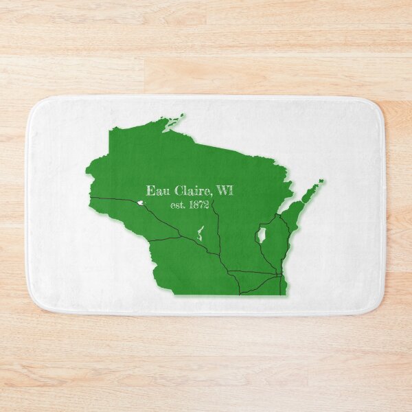 Item preview, Eau Claire, WI [Green] designed and sold by PhilbonianDezin.