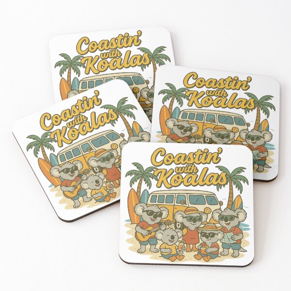 Item preview, Coastin’ With Koalas | Cute Lazy Koala Design | Chill Animal Graphic | Funny Relaxed Vibes | Nature Lover Art designed and sold by PaintedPixels01.