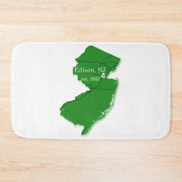 Item preview, Edison, NJ [Green] designed and sold by PhilbonianDezin.