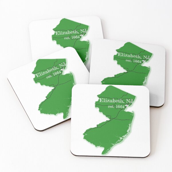 Item preview, Elizabeth, NJ [Green] designed and sold by PhilbonianDezin.