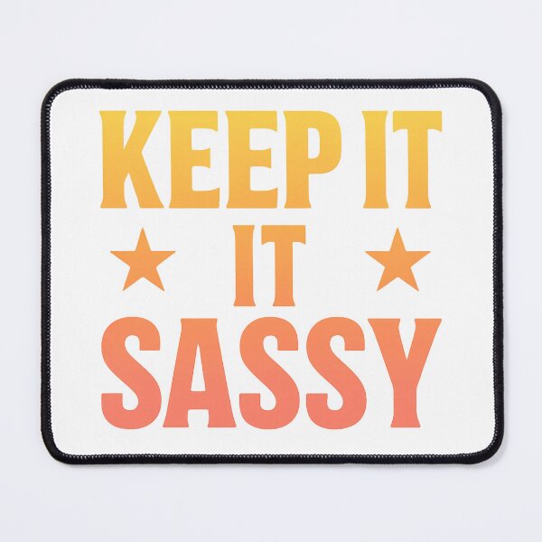 Item preview, KEEP IT SASSY | Bold Retro Typography Graphic designed and sold by TypoVibeStudio.