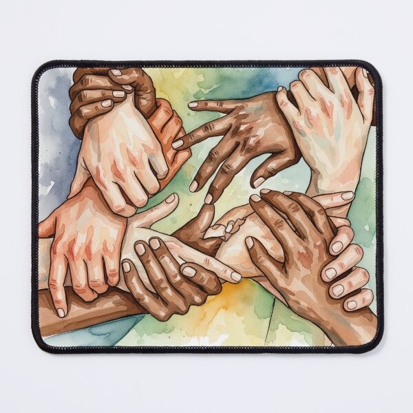 Item preview, "Unity in Diversity" - The Gathering of Hands Logo designed and sold by HopaHope.