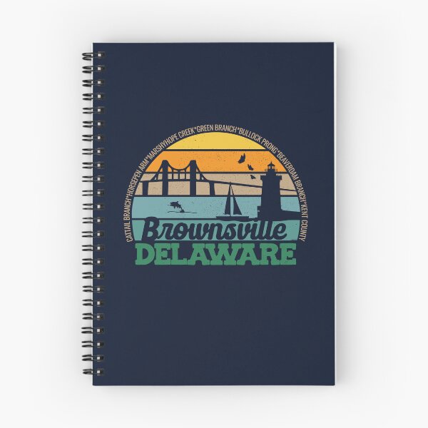 Item preview, Brownsville Delaware Retro Sunset Local Pride Logo  designed and sold by CRHPOD20.