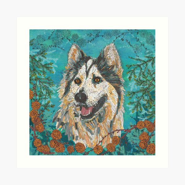 Husky Art Print