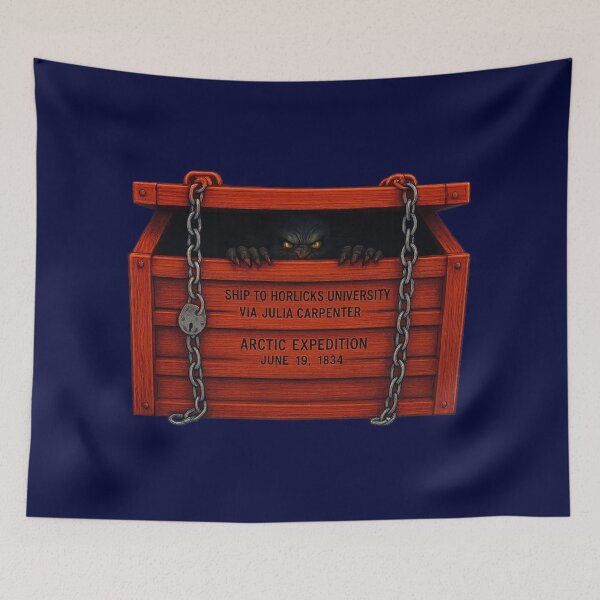 Item preview, Fluffy In The Crate Creepshow designed and sold by MidnightMovieRB.