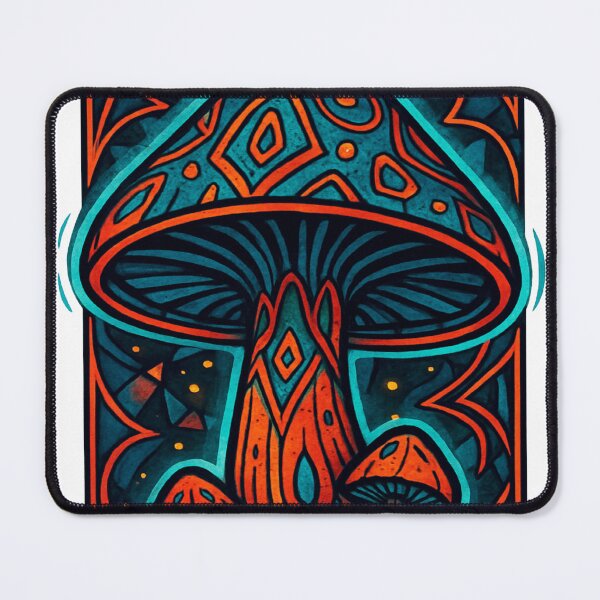 Item preview, Mystical Mushroom Art Nouveau Tee designed and sold by SketchyHub.