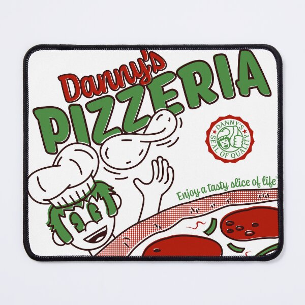 Item preview, Danny's Pizzeria Pizza Box Top (Simplified Version) designed and sold by Artwork by Daniel Adams.