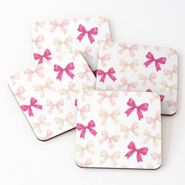 Item preview, Coquette Bows in Pastel Pink and Fuchsia designed and sold by mentesenjuego.
