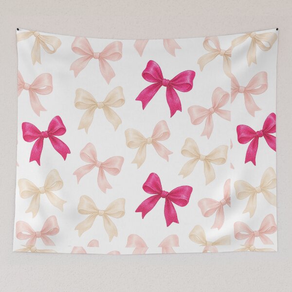 Item preview, Coquette Bows in Pastel Pink and Fuchsia designed and sold by mentesenjuego.