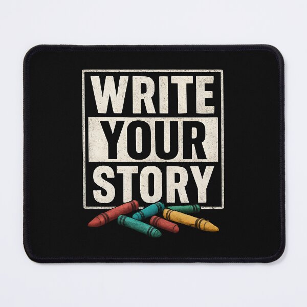 Item preview, Write Your Story Cute Running Pencil designed and sold by Dazzle-Sizzle.