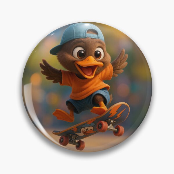 Item preview, Skater Diving Duck designed and sold by Sillytoe.
