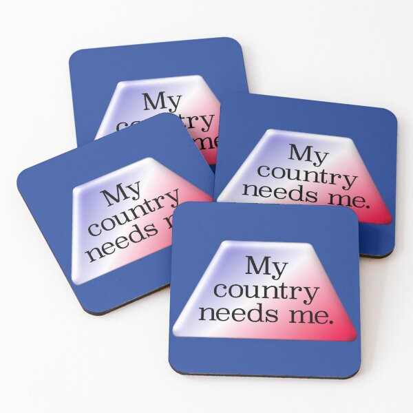 Item preview, My country needs me black lettering designed and sold by mntimg.