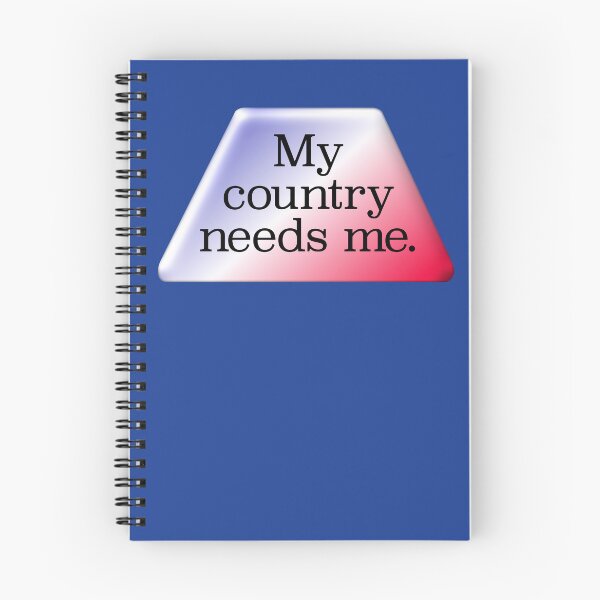 Item preview, My country needs me black lettering designed and sold by mntimg.
