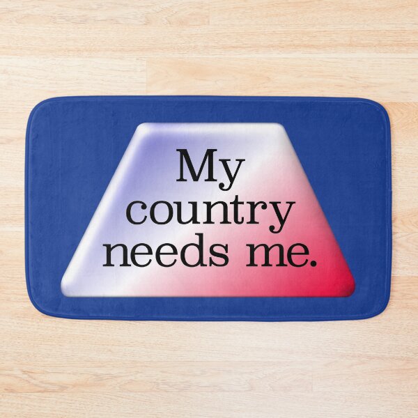 Item preview, My country needs me black lettering designed and sold by mntimg.