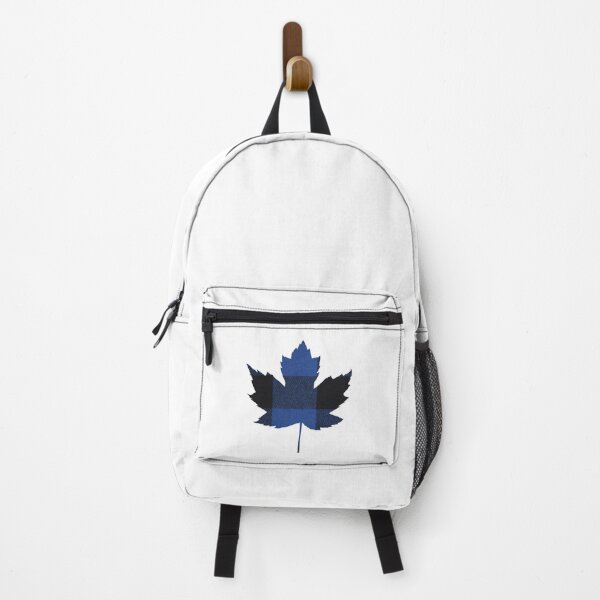 Item preview, Blue Plaid Maple Leaf designed and sold by AnimalCreations.