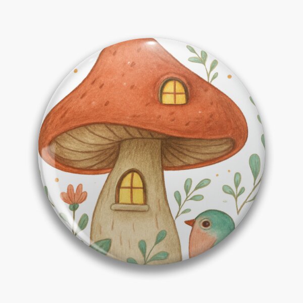 Item preview, Whimsical Mushroom Home Storybook Tee designed and sold by SketchyHub.