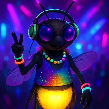 Artwork thumbnail, Firefly Rave by TimTurtle