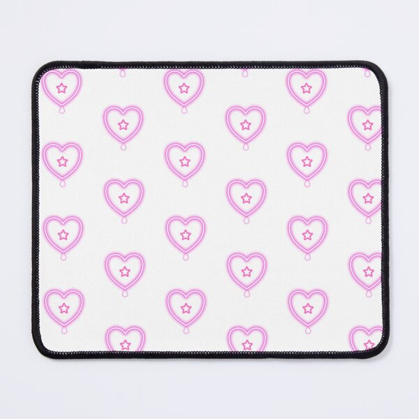 Item preview, Neon Pink Heart with Star – Cute Aesthetic Design designed and sold by ByDadosh.