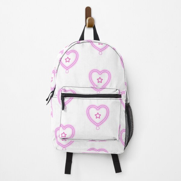 Item preview, Neon Pink Heart with Star – Cute Aesthetic Design designed and sold by ByDadosh.