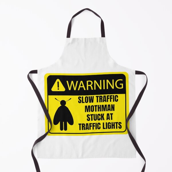 Item preview, Warning slow traffic mothman stuck at traffic lights designed and sold by BritishDelights.