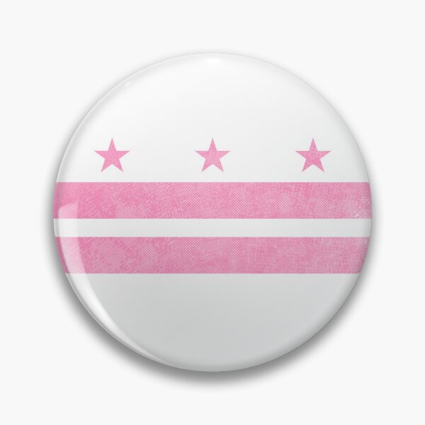 Item preview, Pink Washington DC Flag, Horizontal designed and sold by merlinmerchshop.