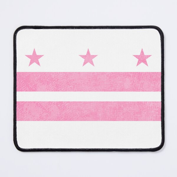 Item preview, Pink Washington DC Flag, Horizontal designed and sold by merlinmerchshop.