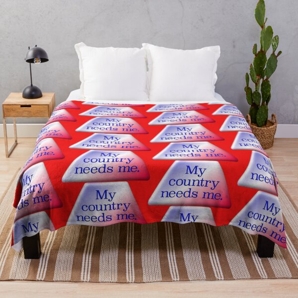Item preview, My country needs me, blue lettering designed and sold by mntimg.