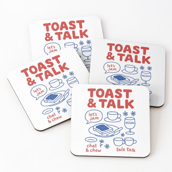 Item preview, Toast and Talk | Fun Wine and Chat Design | Playful Social Graphic | Cheers Moment Illustration | Friendly Gathering Art designed and sold by PaintedPixels01.
