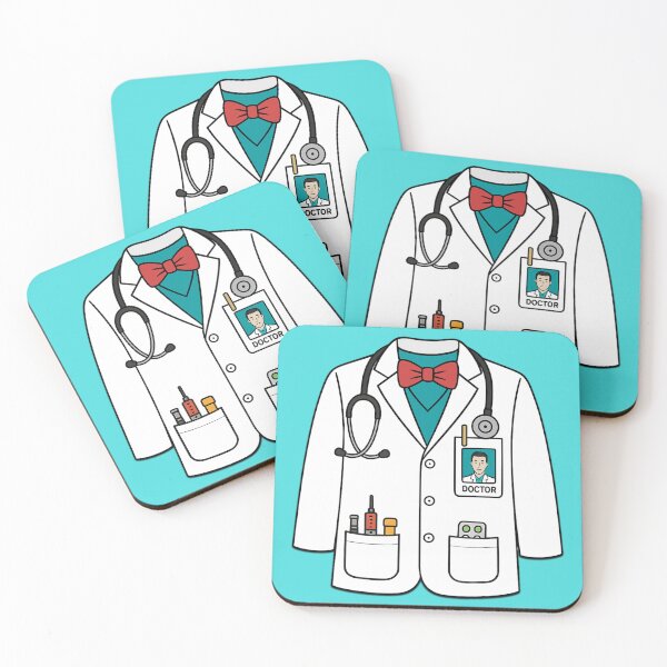 Item preview, Cartoon Doctor Lab Coat – Funny Medical Costume Design designed and sold by LunaSpellStudio.