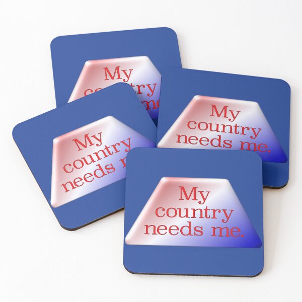 Item preview, My country needs me, red lettering designed and sold by mntimg.