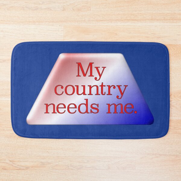 Item preview, My country needs me, red lettering designed and sold by mntimg.