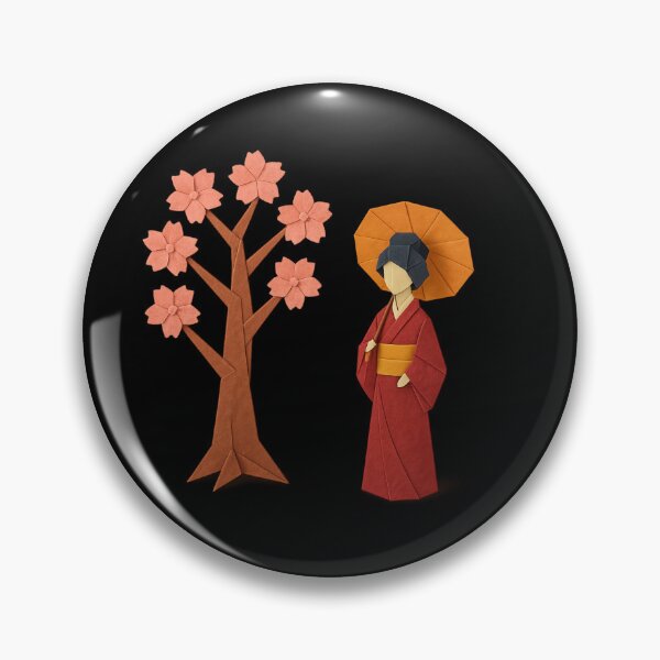 Item preview, Origami Geisha & Cherry Blossom Tree designed and sold by S-Dstyle.
