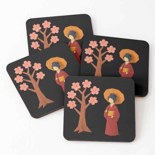 Item preview, Origami Geisha & Cherry Blossom Tree designed and sold by S-Dstyle.