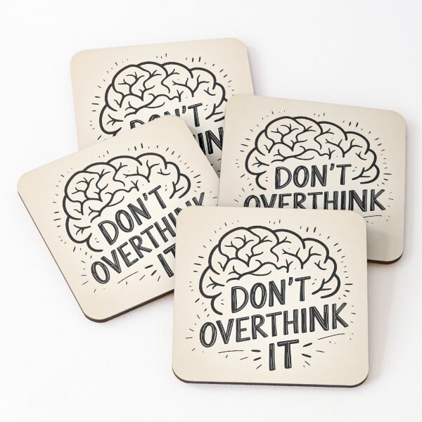 Item preview, Don't Over Think It 2 designed and sold by RisingWolfStudio.